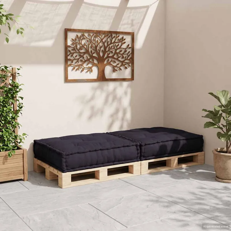 Modulinė sofa, antracito spalvos, 70x70x36 cm, audinys