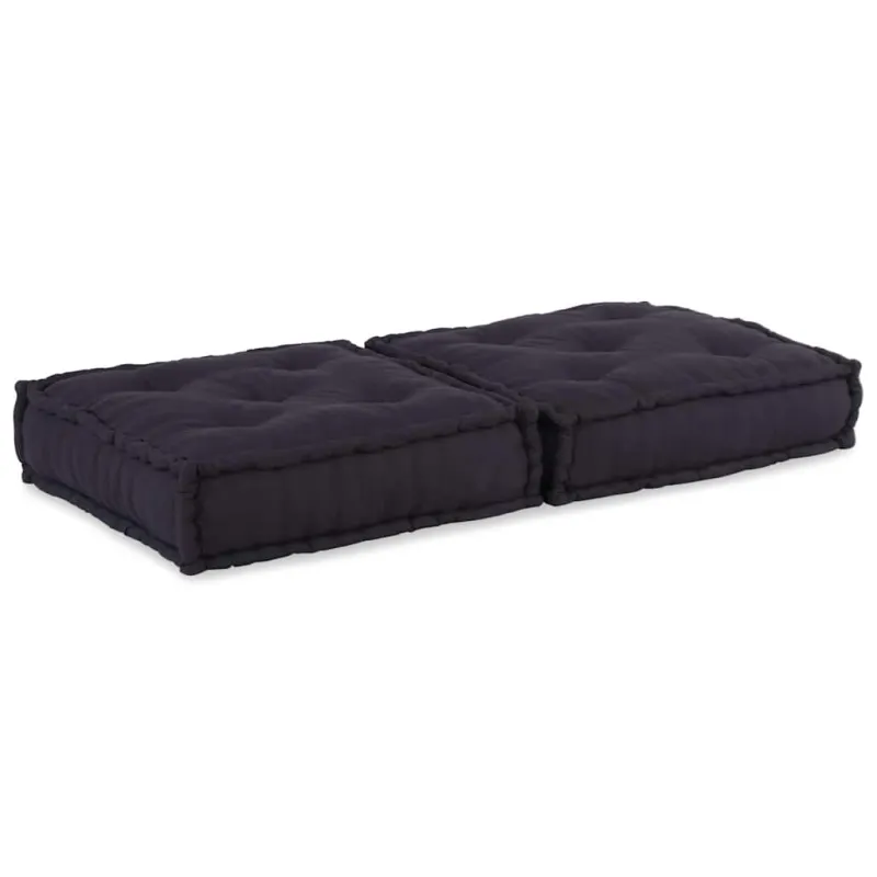 Modulinė sofa, antracito spalvos, 70x70x36 cm, audinys