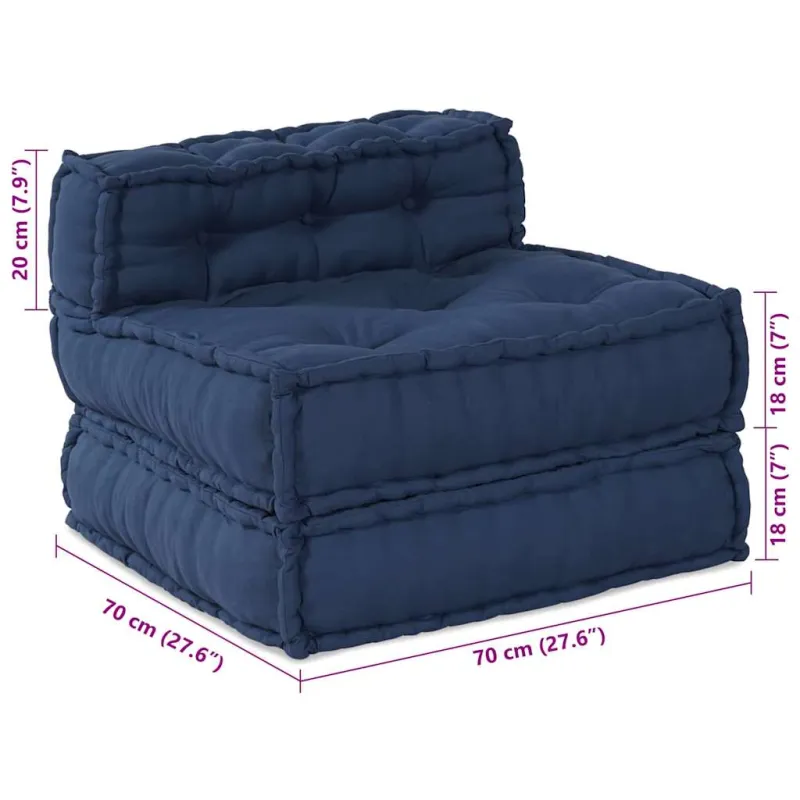 Modulinė sofa Indigo 70 x 70 x 56 cm Audinys