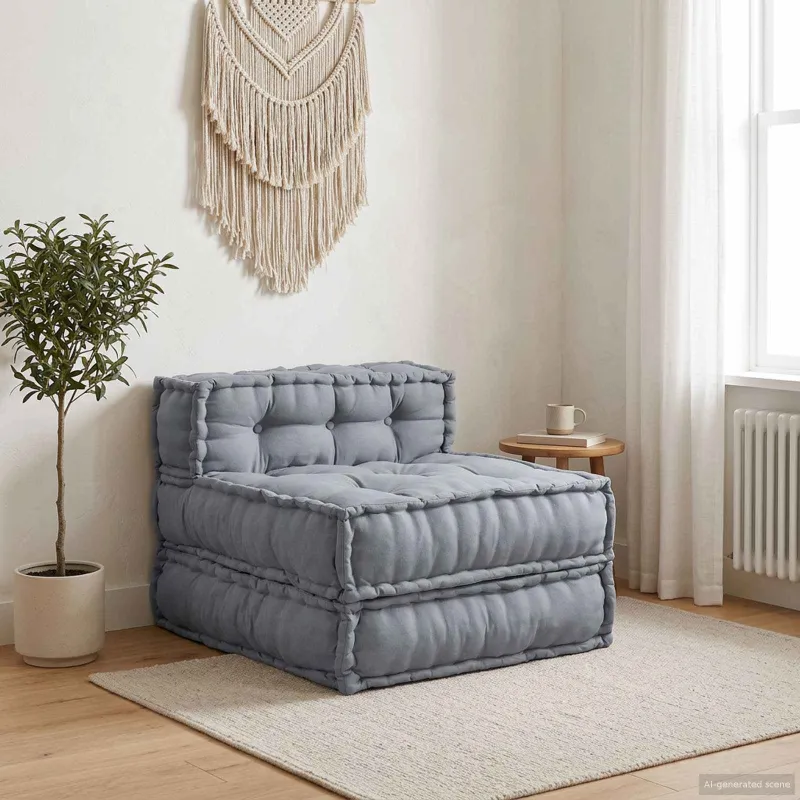 Modulinė sofa Pilka 70 x 70 x 56 cm Audinys