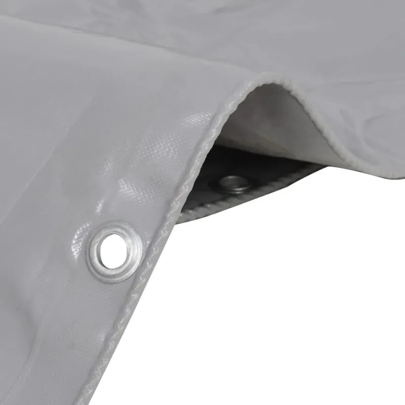 Tentas, pilkos spalvos, 650g/m², 6x8m