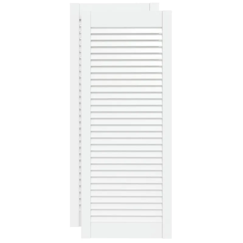 Spintelės durelės, 2vnt., baltos, 99,3x39,4cm, pušis