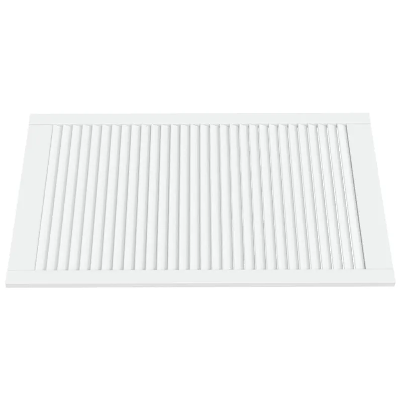 Spintelės durelės, 2vnt., baltos, 99,3x59,4cm, pušis