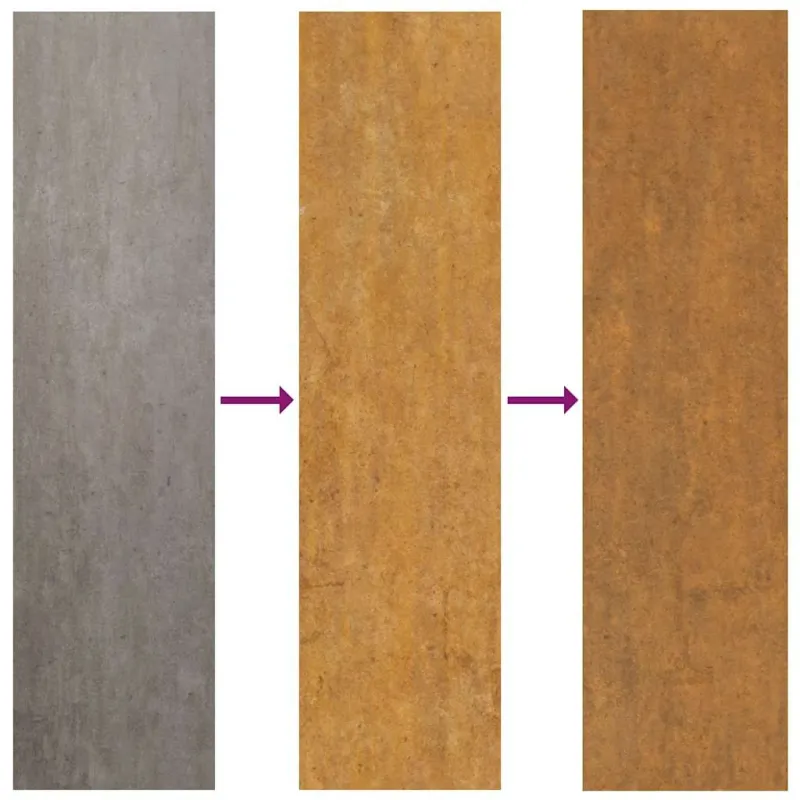 Sodo vartai, 100x150 cm, Corten plienas