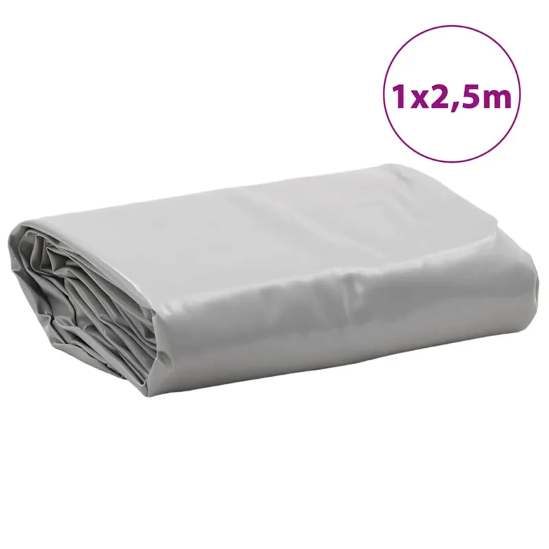 Tentas, pilkos spalvos, 1x2,5m, 650g/m²