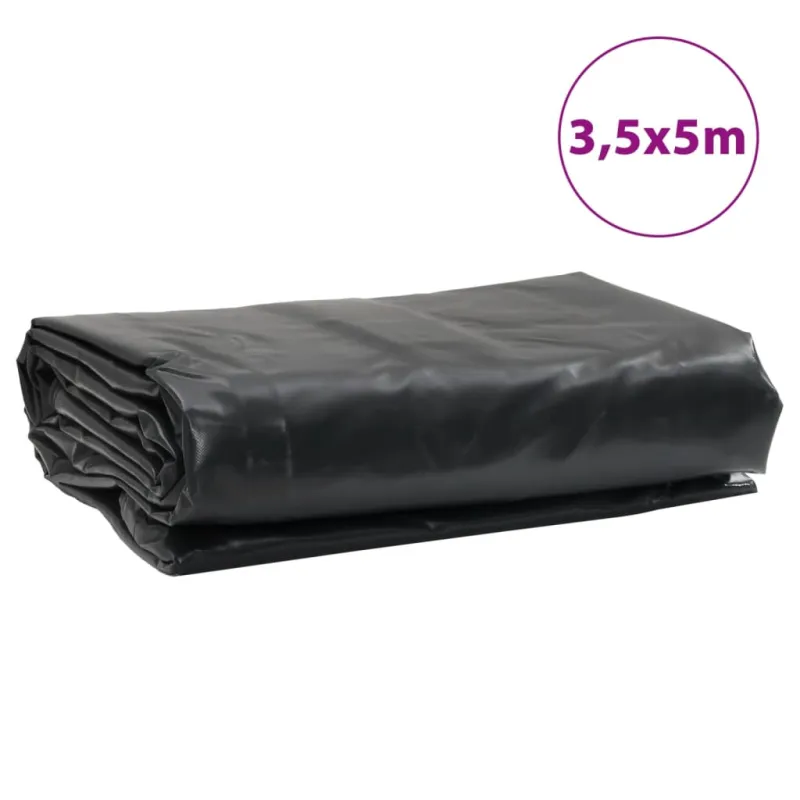 Tentas, antracito spalvos, 3,5x5m, 650g/m²