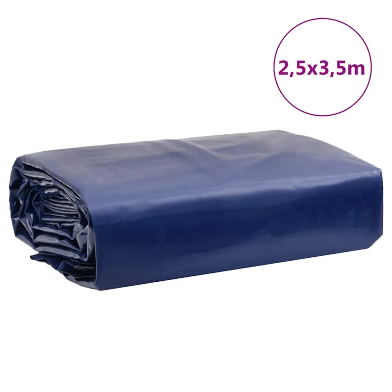 Tentas, mėlynos spalvos, 2,5x3,5m, 650g/m²