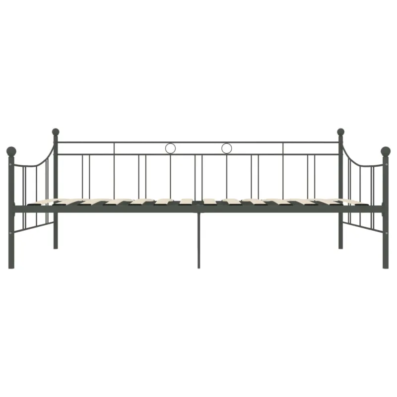 Lovos rėmas, pilkos spalvos, 90x200cm, metalas
