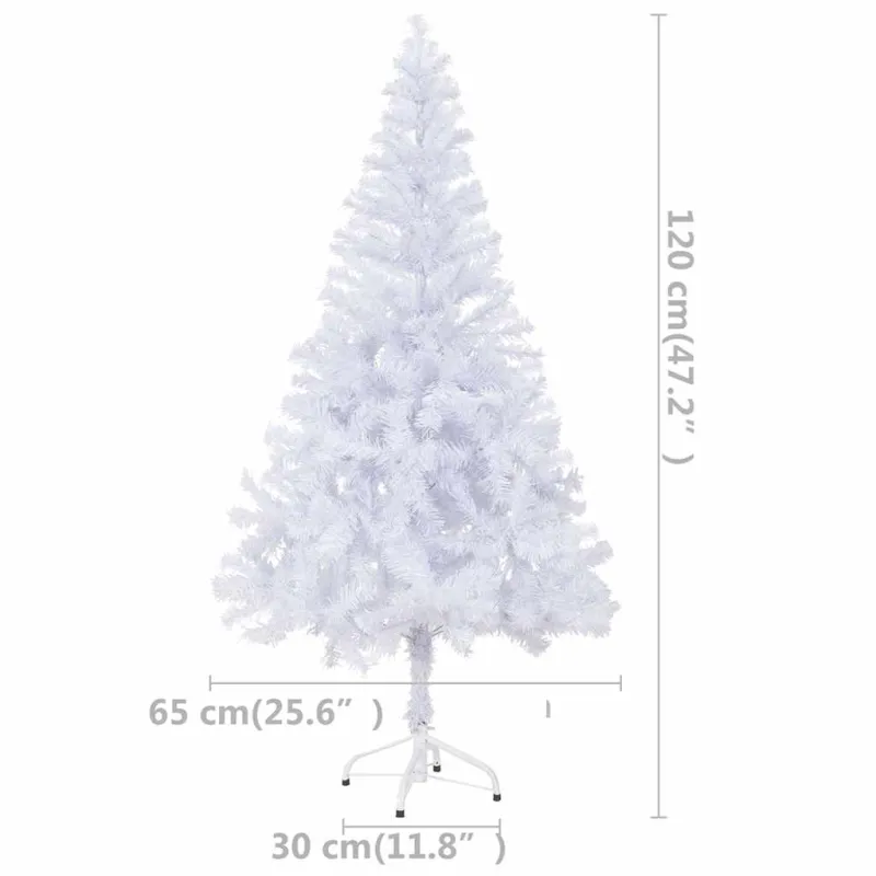 Dirbtinė Kalėdų eglutė su žaisliukais, 120cm, 230 šakų