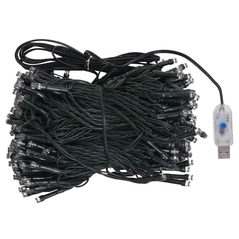 Dirbtinė Kalėdų eglutė su žaisliukais, juoda, 120cm, PVC