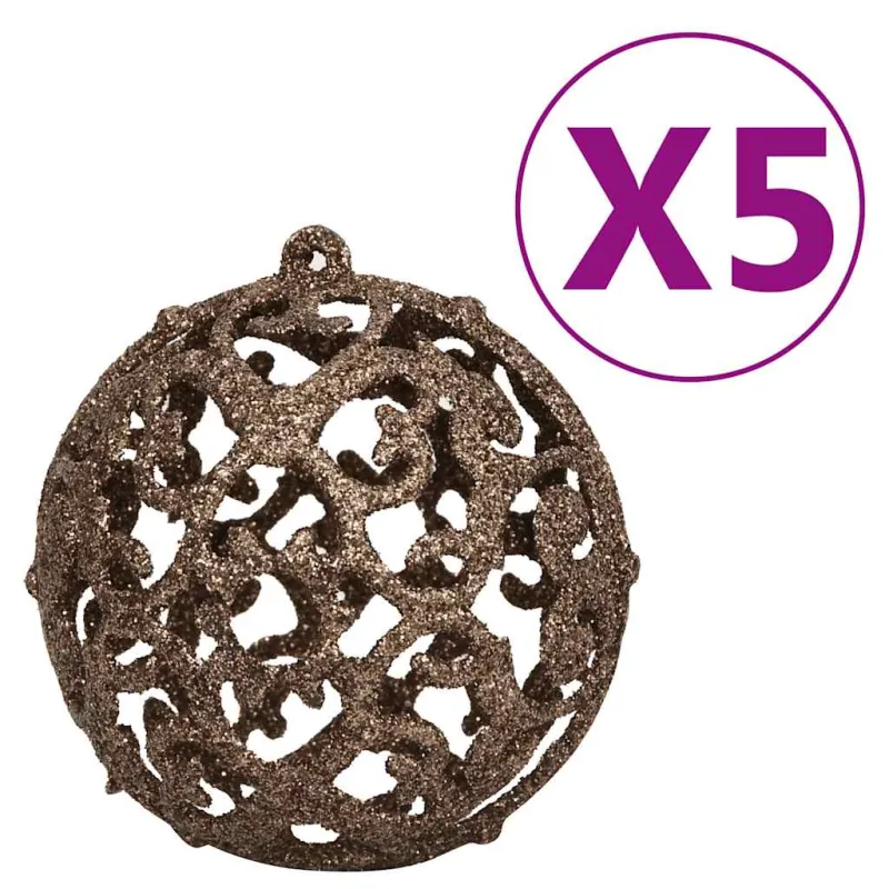 Dirbtinė Kalėdų eglutė su žaisliukais, juoda, 150cm, PVC