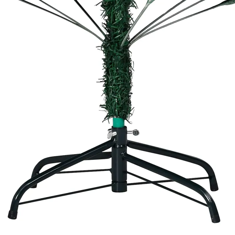 Dirbtinė Kalėdų eglutė su žaisliukais, žalia, 150cm, PVC