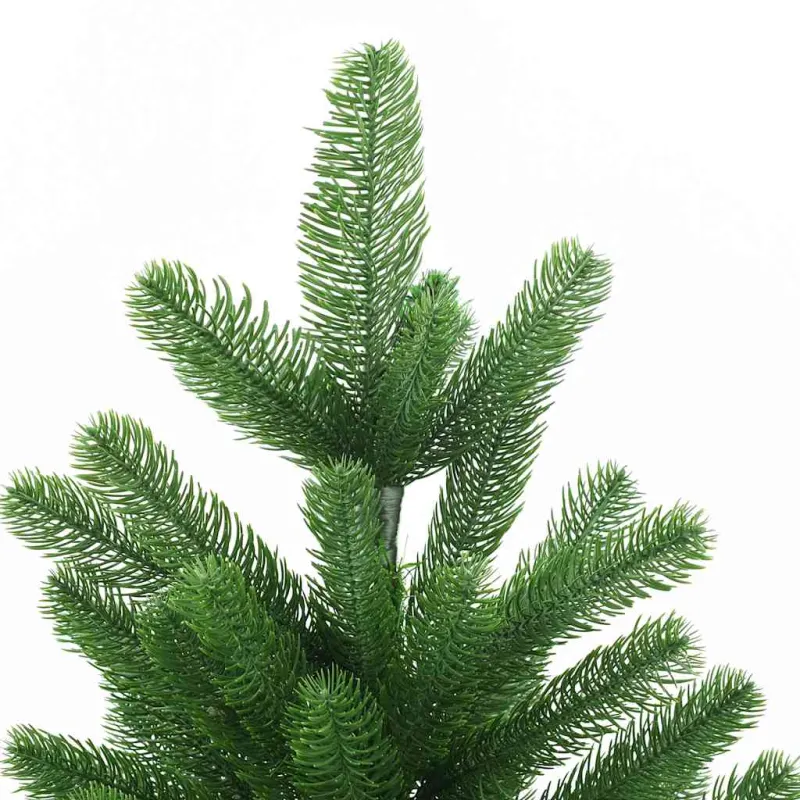 Dirbtinė apšviesta Kalėdų eglutė su žaisliukais, žalia, 150cm
