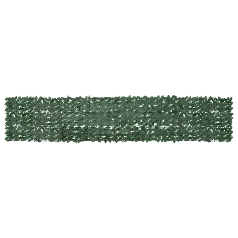 Balkono pertvara, 400x75cm, su tamsiai žaliais lapais