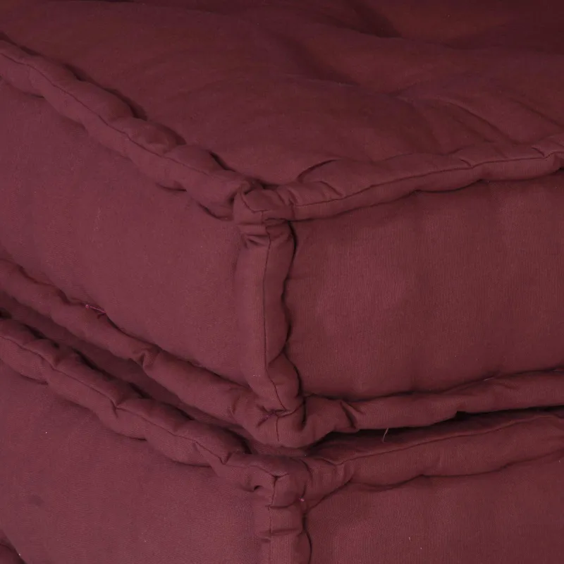 Modulinė sofa 3 pcs Raudonmedis Audinys