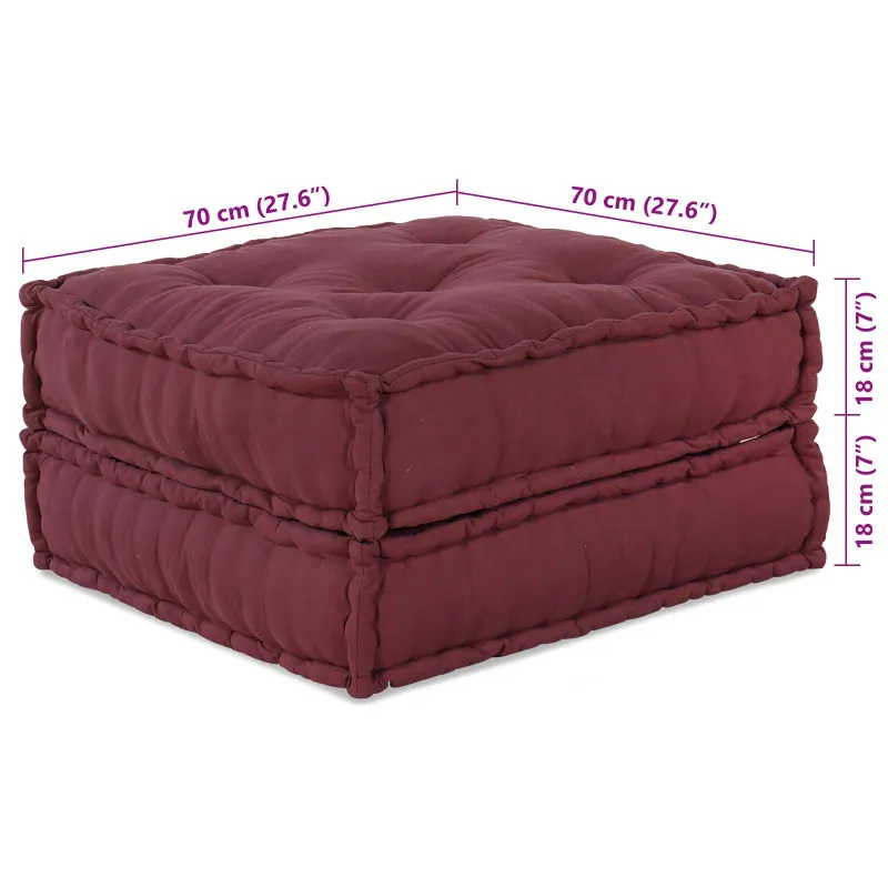 Modulinė sofa 4 pcs Raudonmedis Audinys