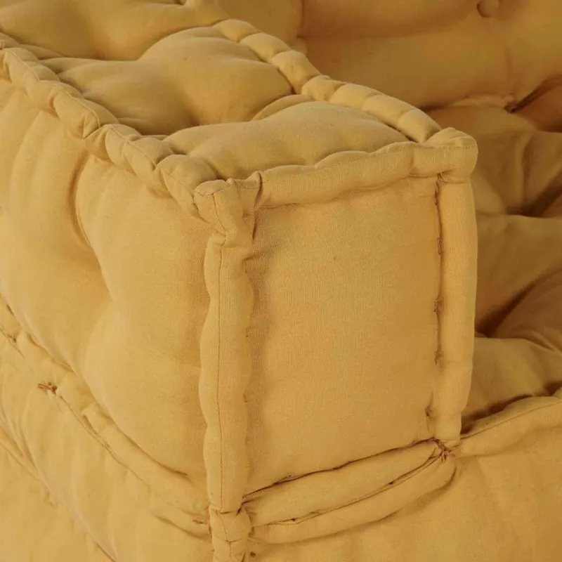 Modulinė sofa 4 pcs Geltona Audinys