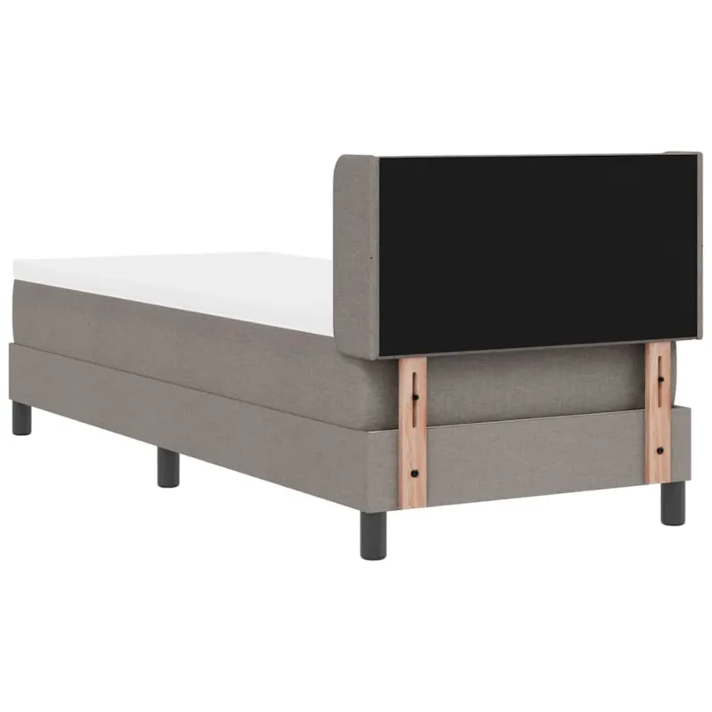 Kiemas lova su galvūgalio Taupe 200 x 80 cm audinys