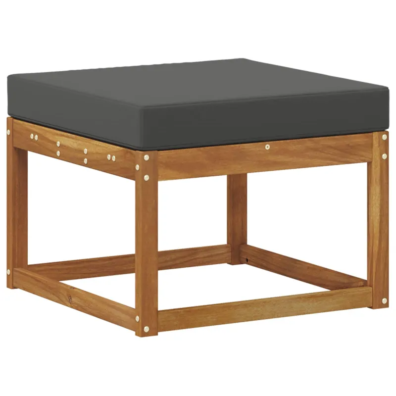 Lauko sofos komplektas 5 pcs Natūralus ir antracitas