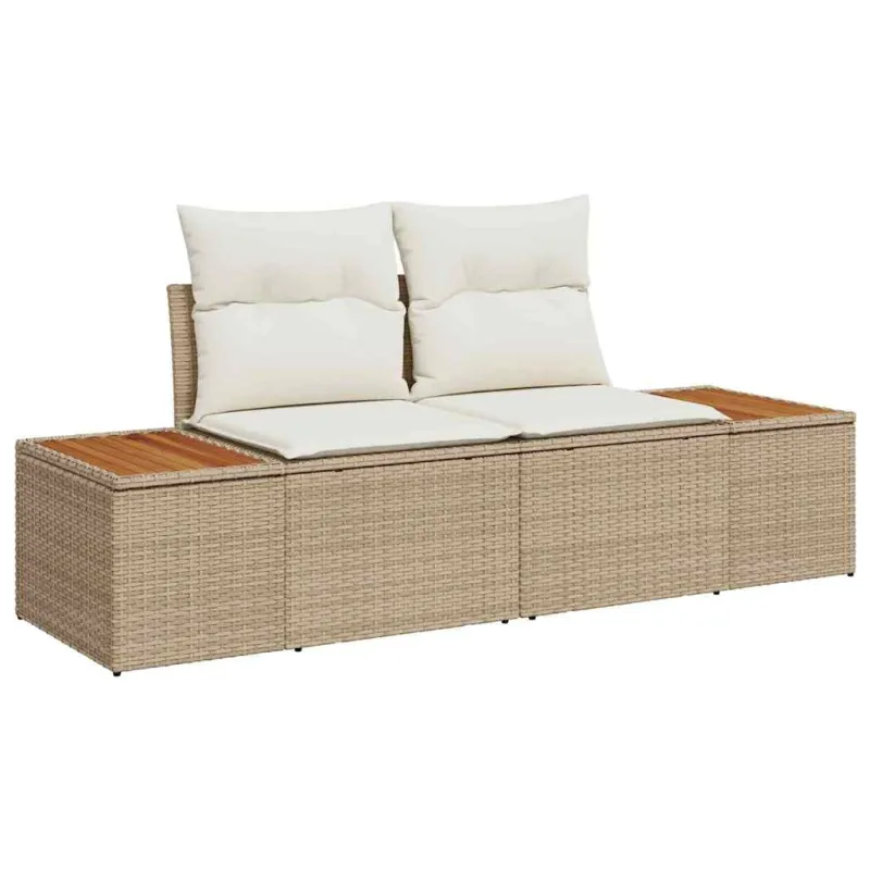 Sodo sohvaryhmä säilytystilalla, 9 osaa, hiekka- ja poli-ratasta