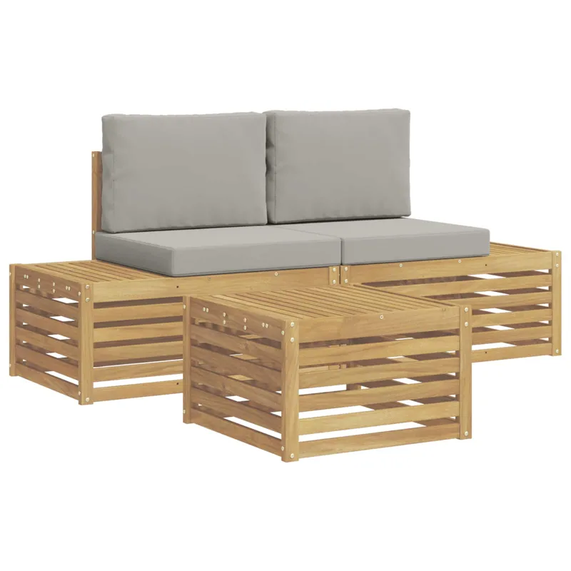 Lauko sofos komplektas 4 Vienetas