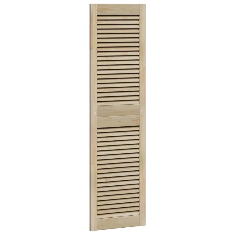 Spintelės durys su durimis 4 pcs Natūrali 140,5 x 2,1 x 39,5 cm