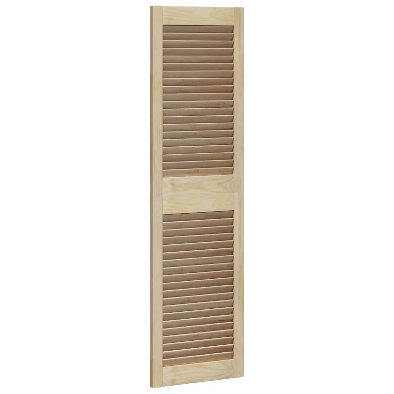 Spintelės durys su durimis 4 pcs Natūrali 140,5 x 2,1 x 39,5 cm