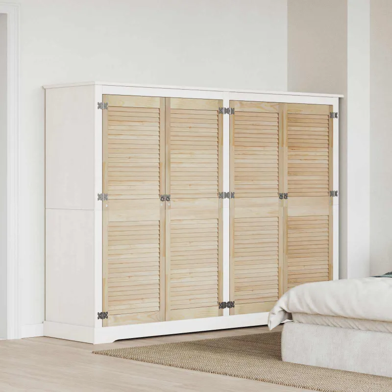 Spintelės durys su durimis 4 pcs Natūrali 49,5 x 2,1 x 140,5 cm