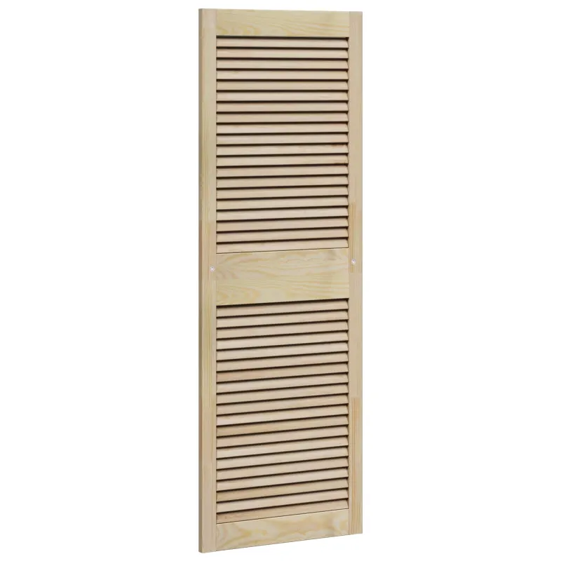 Spintelės durys su durimis 4 pcs Natūrali 49,5 x 2,1 x 140,5 cm