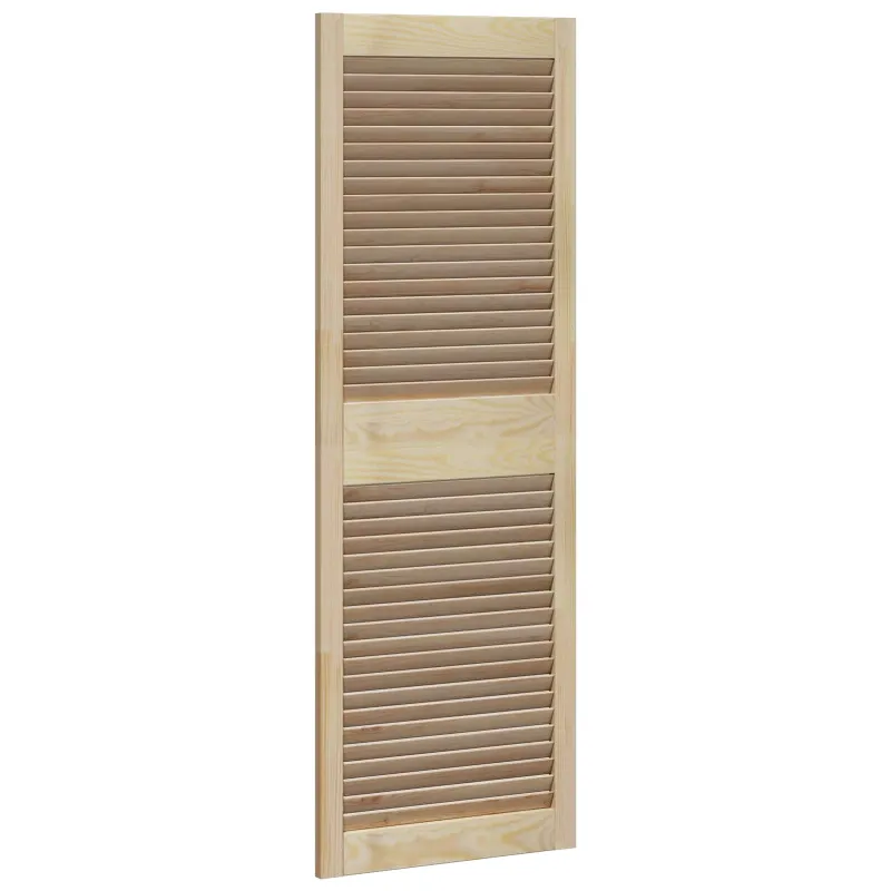 Spintelės durys su durimis 4 pcs Natūrali 49,5 x 2,1 x 140,5 cm