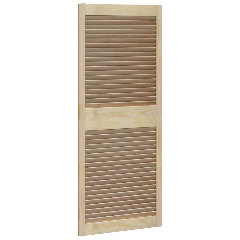 Spintelės durys su durimis 4 pcs Natūrali 140,5 x 2,1 x 59,5 cm