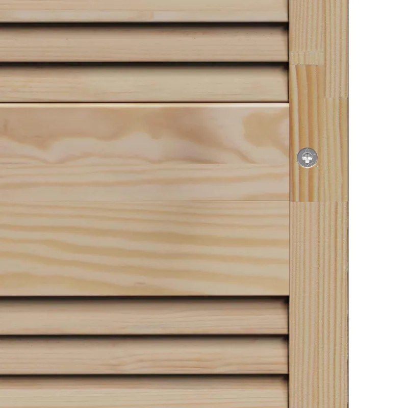 Spintelės durys su durimis 4 pcs Natūrali 140,5 x 2,1 x 59,5 cm