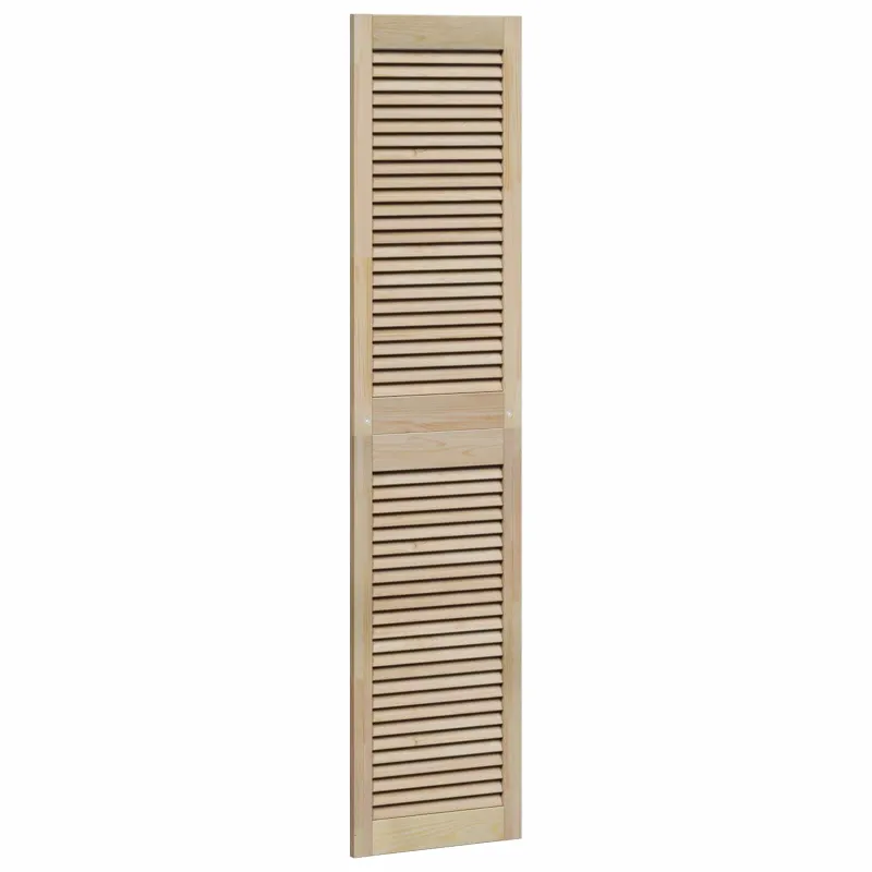 Spintelės durys su durimis 4 pcs Natūrali 170 x 2,1 x 39,5 cm