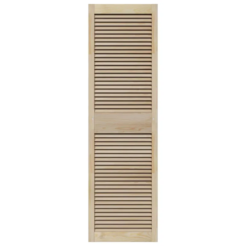 Spintelės durys su durimis 4 pcs Natūrali 170 x 2,1 x 49,5 cm