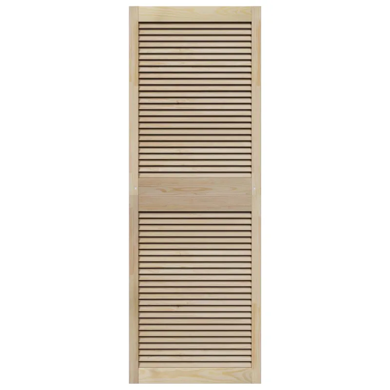 Spintelės durys su durimis 4 pcs Natūrali 170 x 2,1 x 59,5 cm