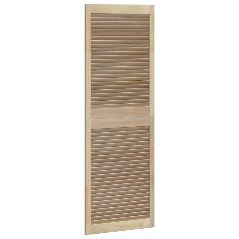 Spintelės durys su durimis 4 pcs Natūrali 170 x 2,1 x 59,5 cm