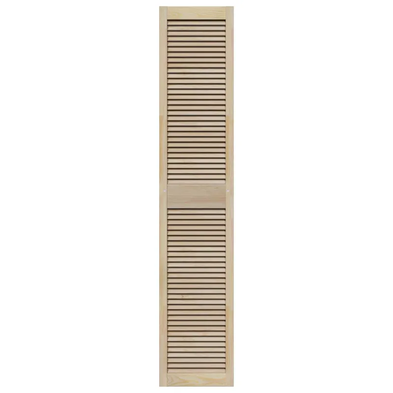 Spintelės durys su durimis 4 pcs Natūrali 201 x 2,1 x 39,5 cm