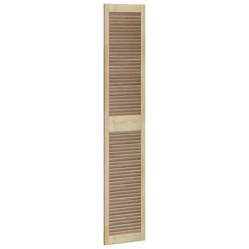 Spintelės durys su durimis 4 pcs Natūrali 201 x 2,1 x 39,5 cm