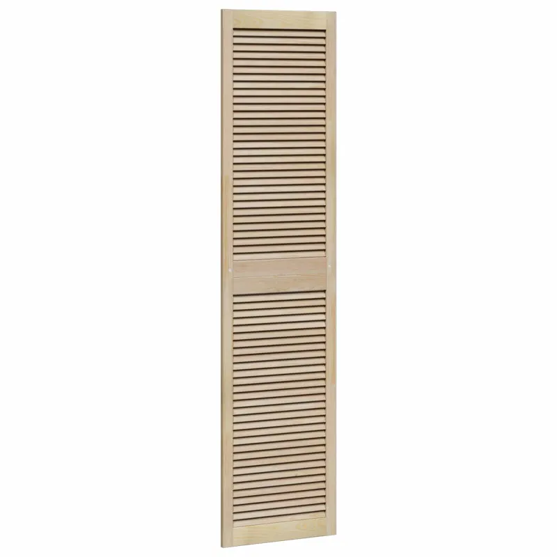 Spintelės durys su durimis 4 pcs Natūrali 201 x 2,1 x 49,5 cm