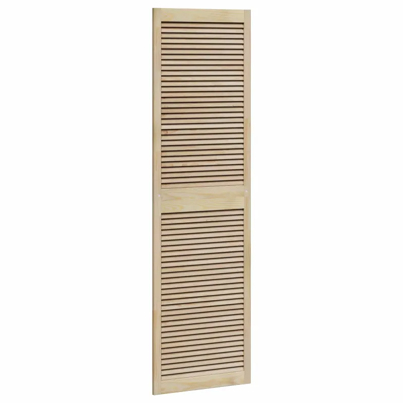 Spintelės durys su durimis 4 pcs Natūrali 201 x 2,1 x 59,5 cm
