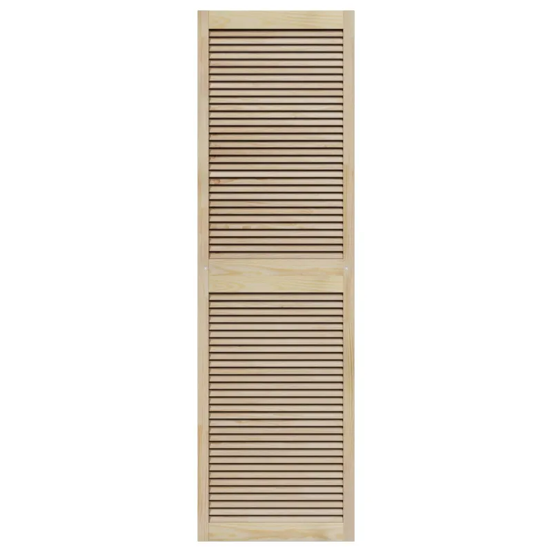 Spintelės durys su durimis 4 pcs Natūrali 201 x 2,1 x 59,5 cm
