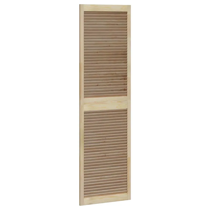 Spintelės durys su durimis 4 pcs Natūrali 201 x 2,1 x 59,5 cm