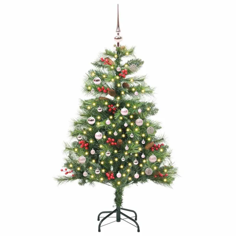 Dirbtinė Kalėdų eglutė Žalia 150 cm PVC ir metalas
