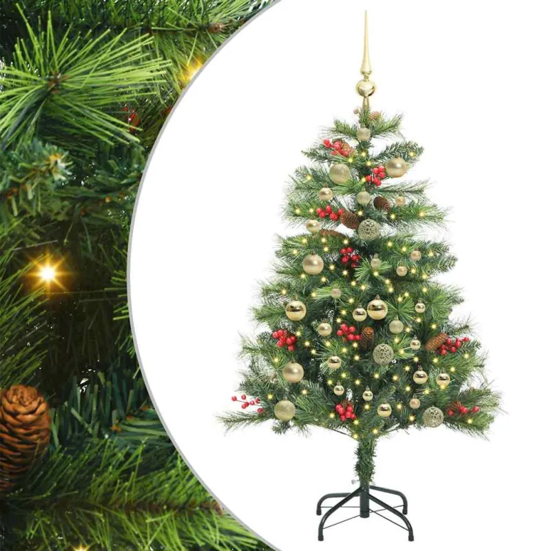 Dirbtinė Kalėdų eglutė Žalia 150 cm PVC ir metalas