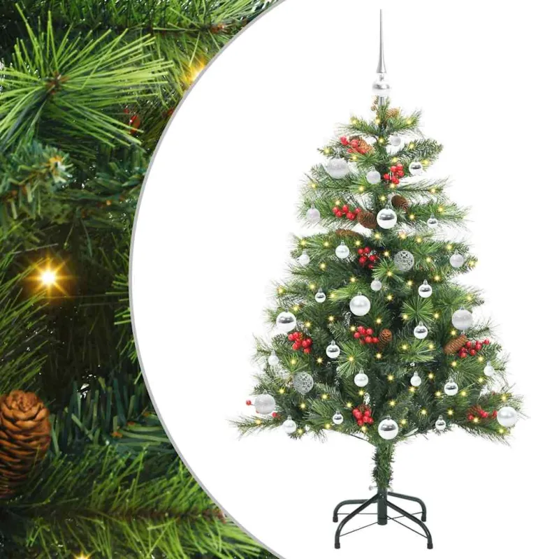 Dirbtinė Kalėdų eglutė Žalia 150 cm PVC ir metalas
