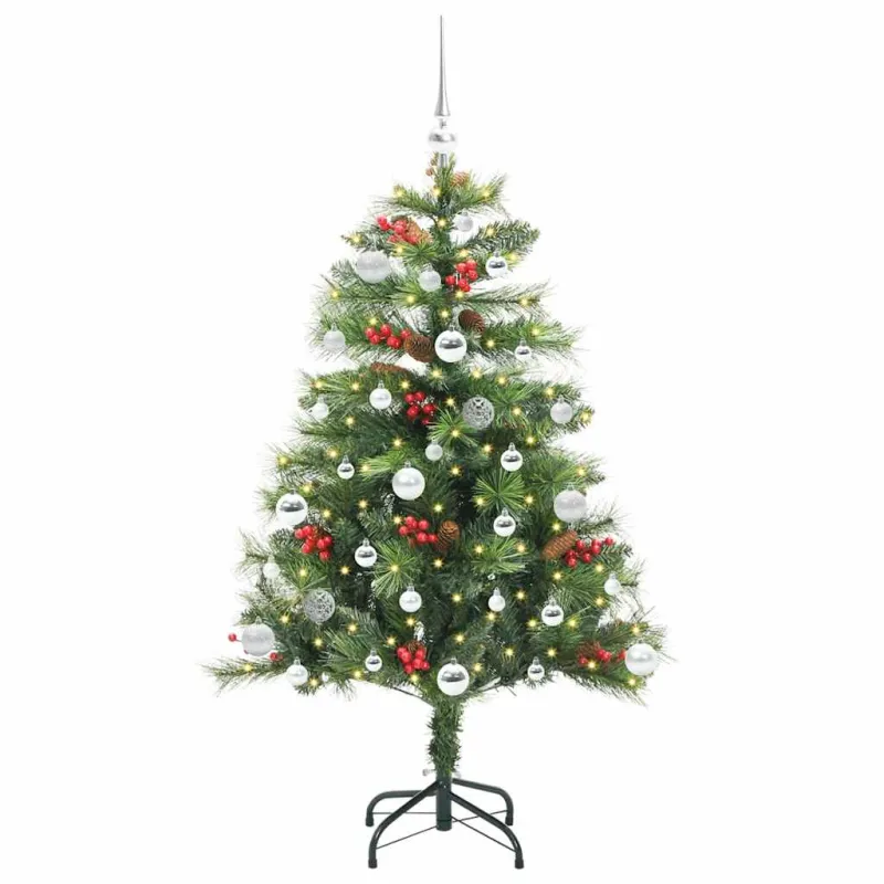 Dirbtinė Kalėdų eglutė Žalia 150 cm PVC ir metalas