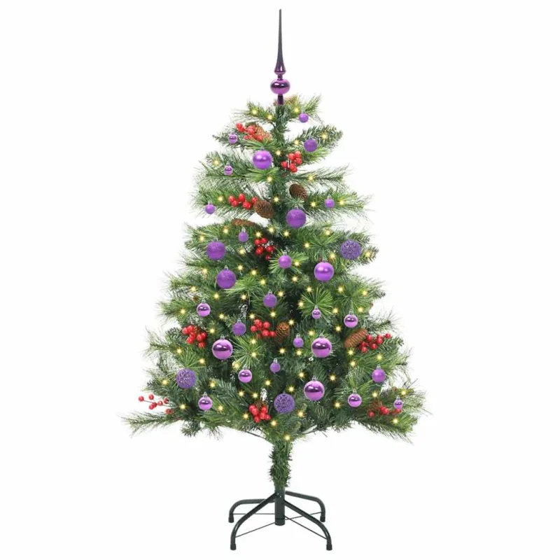 Dirbtinė Kalėdų eglutė Žalia 150 cm PVC ir metalas