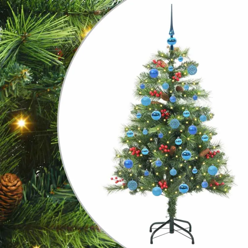 Dirbtinė Kalėdų eglutė Žalia 150 cm PVC ir metalas