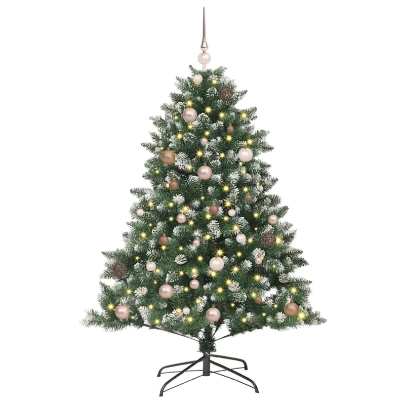 Dirbtinė Kalėdų eglutė Žalia 150 cm PVC, plastikas ir plienas
