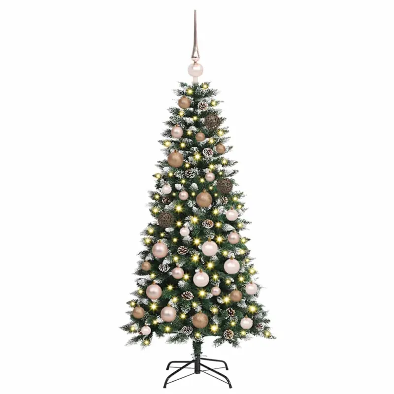 Dirbtinė Kalėdų eglutė Žalia 120 cm PVC, plastikas ir plienas